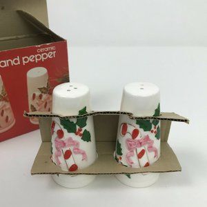 Vintage Cooks Tools Christmas Salt Pepper Shakers